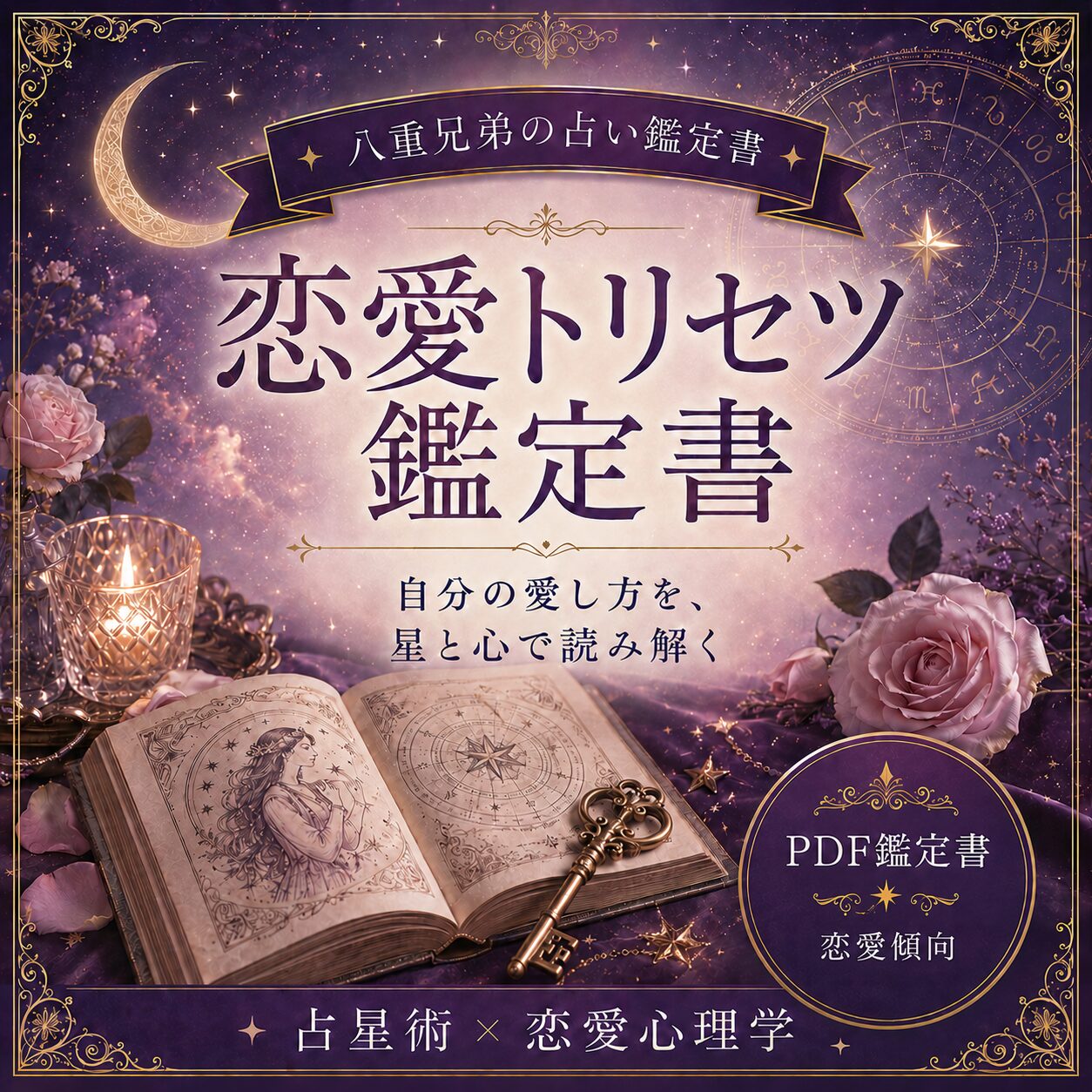八重兄弟の恋愛トリセツ鑑定書 表紙