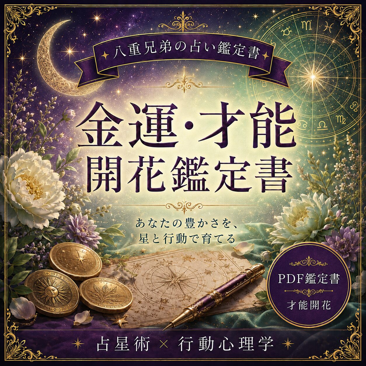 八重兄弟の金運・才能開花鑑定書 表紙