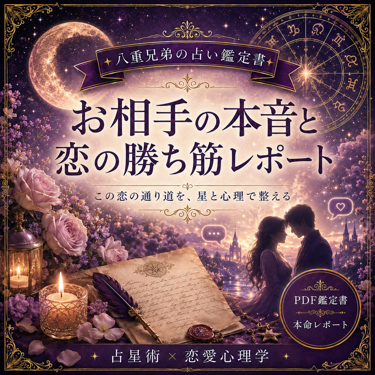八重兄弟のお相手の本音と恋の勝ち筋レポート 表紙